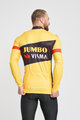 BONAVELO Cyklistický dres s dlouhým rukávem zimní - JUMBO-VISMA 2025 WNT - žlutá/černá