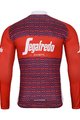 BONAVELO Cyklistický dres s dlouhým rukávem zimní - TREK 2024 WINTER - modrá/bílá/červená