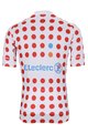 BONAVELO Cyklistický dres s krátkým rukávem - TOUR DE FRANCE 2024 - bílá/červená