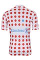 BONAVELO Cyklistický dres s krátkým rukávem - TOUR DE FRANCE 2025 - červená/bílá