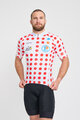 BONAVELO Cyklistický dres s krátkým rukávem - TOUR DE FRANCE 2024 - červená/bílá