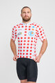 BONAVELO Cyklistický dres s krátkým rukávem - TOUR DE FRANCE 2025 - červená/bílá
