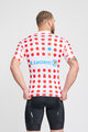 BONAVELO Cyklistický dres s krátkým rukávem - TOUR DE FRANCE 2025 - červená/bílá