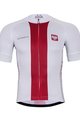 BONAVELO Cyklistický dres s krátkým rukávem - POLAND I. - bílá/červená