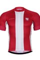 BONAVELO Cyklistický dres s krátkým rukávem - POLAND II. - červená/bílá