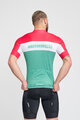 BONAVELO Cyklistický dres s krátkým rukávem - HUNGARY - červená/bílá/zelená