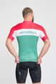 BONAVELO Cyklistický dres s krátkým rukávem - HUNGARY - bílá/červená/zelená