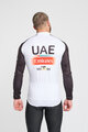 BONAVELO Cyklistický dres s dlouhým rukávem zimní - UAE 2024 WINTER - bílá/černá/červená