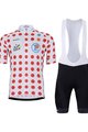 BONAVELO Cyklistický krátký dres a krátké kalhoty - TOUR DE FRANCE 2024 - bílá/červená/černá