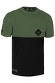 ROCDAY Cyklistický dres s krátkým rukávem - DOUBLE - zelená/černá