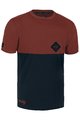 ROCDAY Cyklistický dres s krátkým rukávem - DOUBLE - modrá/červená