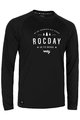 ROCDAY Cyklistický dres s dlouhým rukávem letní - PATROL - černá