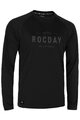 ROCDAY Cyklistický dres s dlouhým rukávem letní - PATROL - černá/šedá