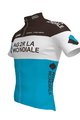 ROSTI Cyklistický dres s krátkým rukávem - AG2R 2020 - modrá/hnědá/bílá