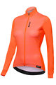 SANTINI Cyklistický dres s dlouhým rukávem zimní - SCIA LADY WINTER - oranžová