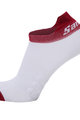 Santini ponožky - CLASSE - bílá/bordó