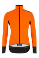 SANTINI Cyklistická zateplená bunda - VEGA XTREME - oranžová/černá