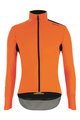 SANTINI Cyklistická zateplená bunda - VEGA EXTREME - oranžová