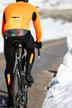 SANTINI Cyklistické kalhoty dlouhé s laclem - VEGA GRIDO WINTER - šedá/černá