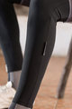 SANTINI Cyklistické návleky na nohy - TOTUM - černá