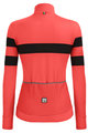 SANTINI Cyklistický zimní dres a kalhoty - CORAL B. LADY WINTER - černá/růžová