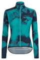 SANTINI Cyklistická větruodolná bunda - NEBULA STORM LADY - světle modrá
