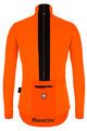 Santini Cyklistická zateplená bunda - VEGA MULTI WINTER - oranžová