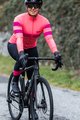 SANTINI Cyklistický dres s dlouhým rukávem zimní - CORAL BENGAL LADY - růžová