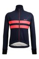 SANTINI Cyklistická zimní bunda a kalhoty - COLORE HALO + LAVA - modrá/černá