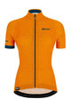 SANTINI Cyklistický dres s krátkým rukávem - GIADA HIP LADY - oranžová