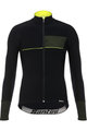 SANTINI Cyklistický dres s dlouhým rukávem zimní - VEGA 2.0 WINTER - černá/žlutá