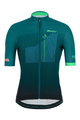 SANTINI Cyklistický dres s krátkým rukávem - LA VUELTA 2019 - zelená/modrá