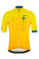 SANTINI Cyklistický dres s krátkým rukávem - LA VUELTA 2019 - modrá/žlutá