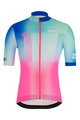 SANTINI Cyklistický dres s krátkým rukávem - LA VUELTA 2019 - světle modrá/růžová