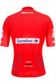 SANTINI Cyklistický dres s krátkým rukávem - LA VUELTA 2020 - červená