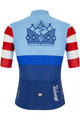 SANTINI Cyklistický dres s krátkým rukávem - LA VUELTA 2021 - modrá