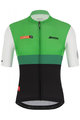 SANTINI Cyklistický dres s krátkým rukávem - LA VUELTA 2021 - zelená
