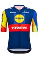 SANTINI Cyklistický dres s krátkým rukávem - LIDL TREK 2024 - modrá