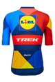 SANTINI Cyklistický dres s krátkým rukávem - LIDL TREK 2024 - modrá