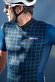 SANTINI Cyklistický dres s krátkým rukávem - MITO GRIDO - růžová/černá/modrá