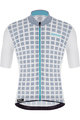 SANTINI Cyklistický dres s krátkým rukávem - MITO GRIDO - bílá/šedá