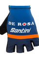 SANTINI Cyklistické rukavice krátkoprsté - DE ROSA 2019 - modrá