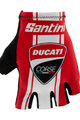SANTINI Cyklistické rukavice krátkoprsté - DUCATI CORSE 2019 - černá