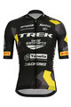 SANTINI Cyklistický dres s krátkým rukávem - TREK MTB 2019 - bílá/žlutá/černá