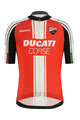 SANTINI Cyklistický dres s krátkým rukávem - DUCATI CORSE 2019 - černá/červená