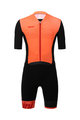 SANTINI Cyklistická kombinéza - REDUX  - černá/oranžová