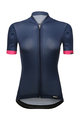 SANTINI Cyklistický dres s krátkým rukávem - VOLO LADY - modrá