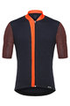 SANTINI Cyklistický dres s krátkým rukávem - ORIGINE  - oranžová/černá