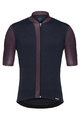 SANTINI Cyklistický dres s krátkým rukávem - ORIGINE - černá/bordó