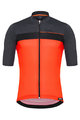 SANTINI Cyklistický dres s krátkým rukávem - STILE  - černá/oranžová